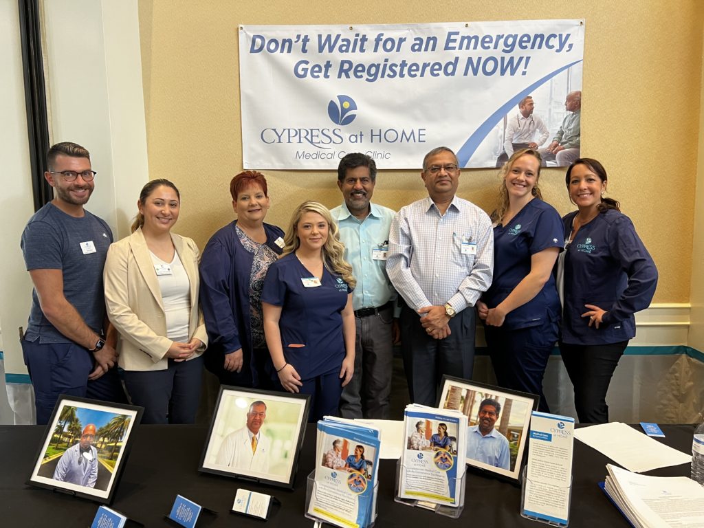 Cypress at Home leaders with physicians
